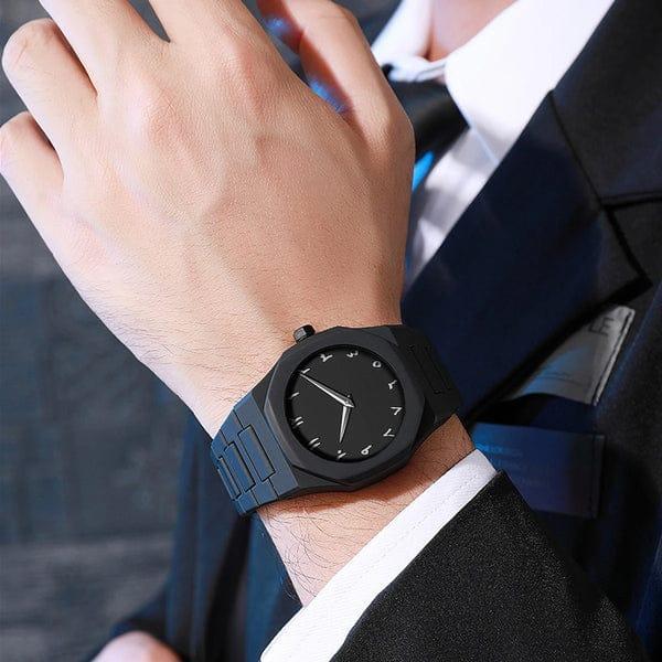 Men's black Stainless Steel Wathch