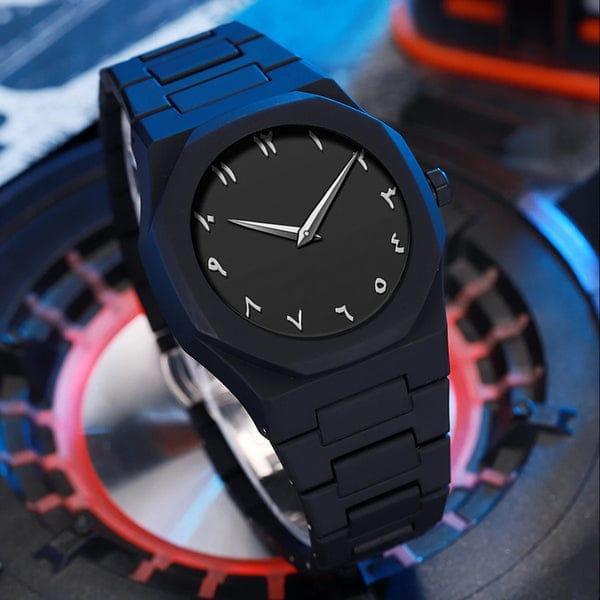Men's black Stainless Steel Wathch