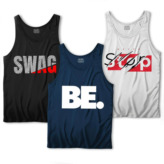 Men's Printed Sando Tanks For Men's, Pack of 3