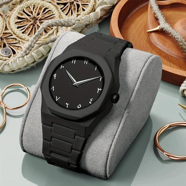 Men's black Stainless Steel Wathch